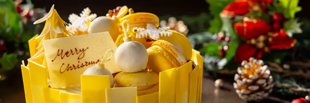 【プルマン東京田町】クリスマスケーキコレクション 2026 黄金に輝く“森”を表現した新作「ラ フォレ ドール」が登場 画像 4