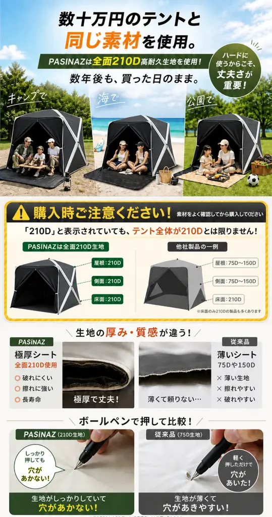 「テントの中に入ると、景色が見えない」を変える。360°パノラマビュー×約10秒設営を実現したプレミアムシェルター新登場｜9月4日～楽天スーパーSALEで半額 画像 13