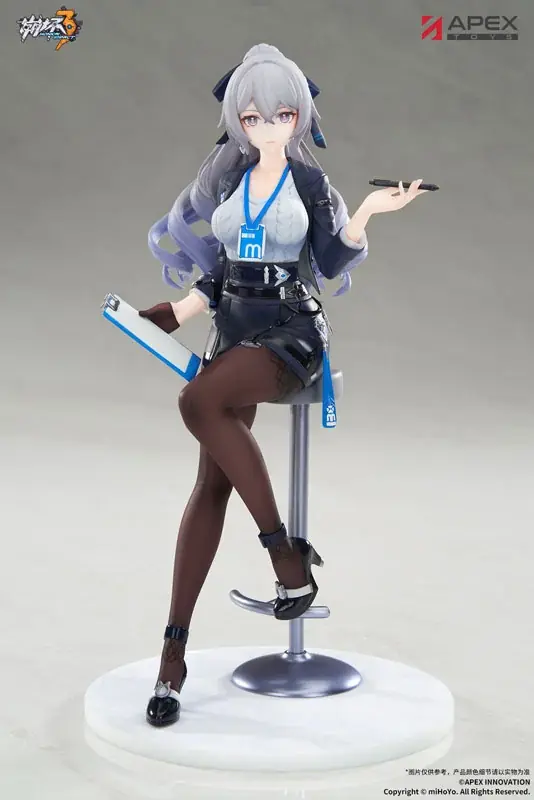 『崩壊3rd』より、「ブローニャ・ザイチク 非凡な態度Ver.」のフィギュアが登場。あみあみにて予約受付中。 画像 3