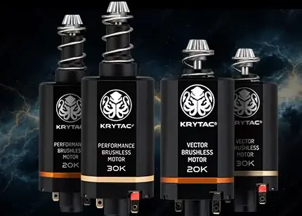 エアソフトガン界のハイブランド ”KRYTAC（クライタック）”から『ブラシレスモーター 20K/30K』が2026年10月日本上陸！トリガーレスポンスを大幅に引き上げる最強カスタムパーツここに降臨！ 画像 5