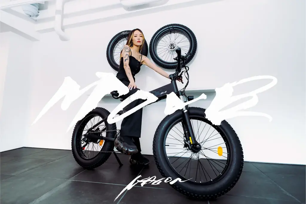 MOVE X×NAGONの墨絵e-Bike、20台限定発売