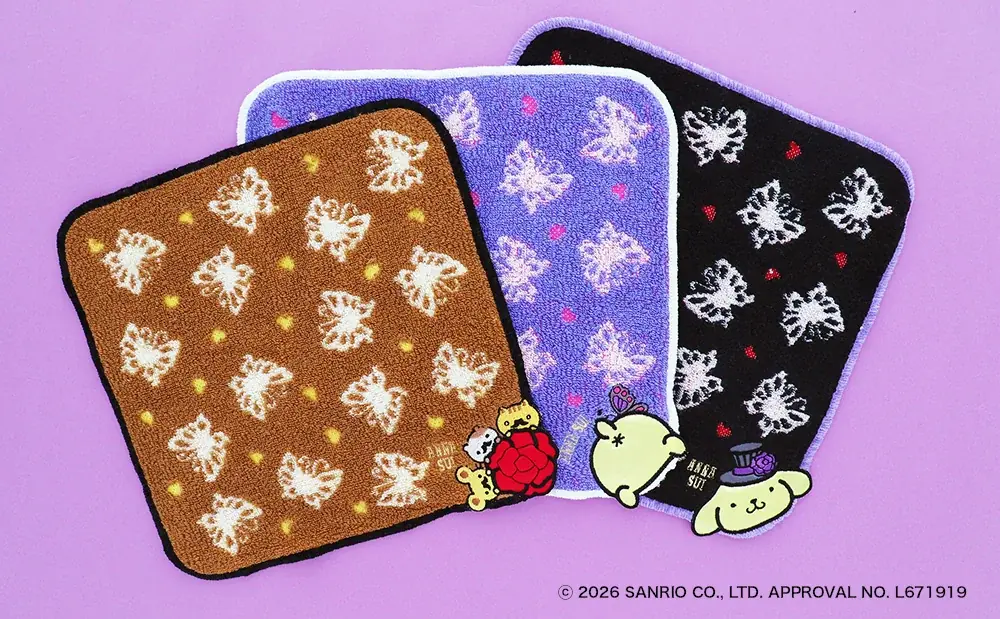 ポムポムプリン、デビュー30周年を記念して、ANNA SUI とのスペシャルコラボレーションアイテムが登場! 画像 3