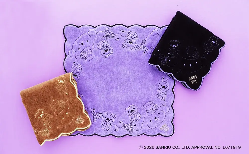 ポムポムプリン、デビュー30周年を記念して、ANNA SUI とのスペシャルコラボレーションアイテムが登場! 画像 5