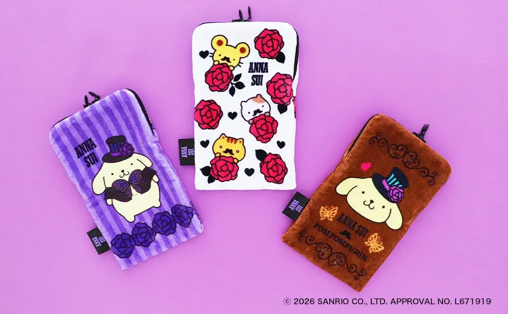 ポムポムプリン、デビュー30周年を記念して、ANNA SUI とのスペシャルコラボレーションアイテムが登場! 画像 7