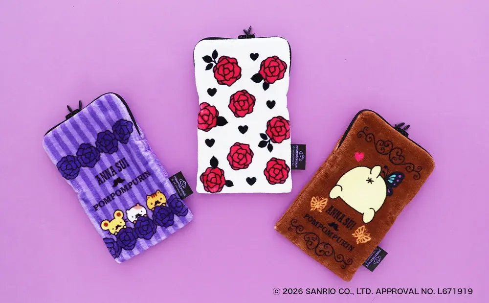 ポムポムプリン、デビュー30周年を記念して、ANNA SUI とのスペシャルコラボレーションアイテムが登場! 画像 8