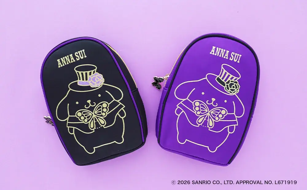 ポムポムプリン、デビュー30周年を記念して、ANNA SUI とのスペシャルコラボレーションアイテムが登場! 画像 9