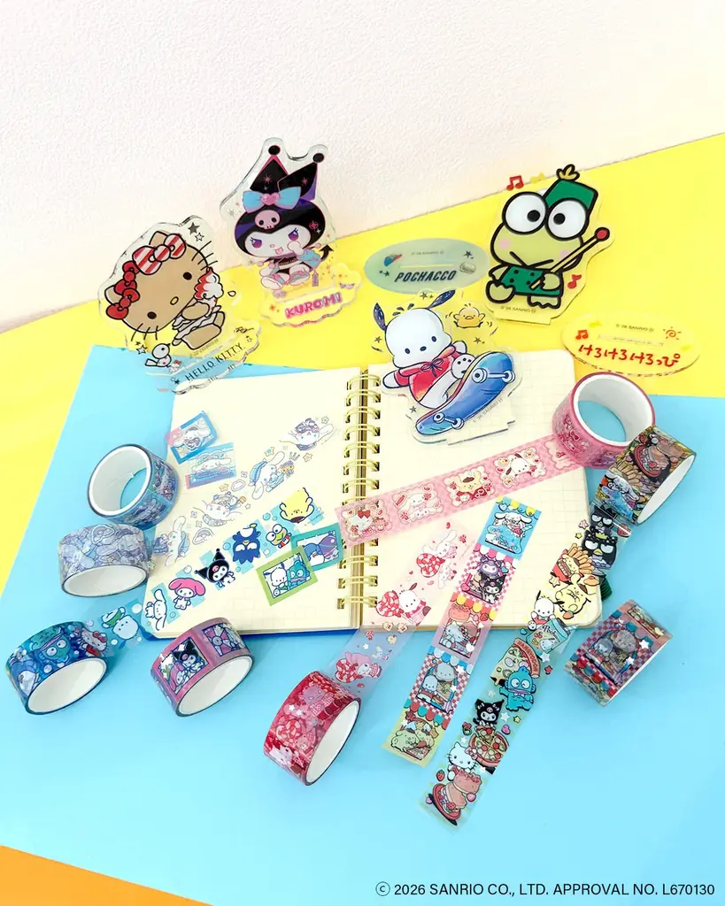 『サンリオキャラクターズ』よりサンキューマート限定の文具アイテムが新登場！全品390円（税込429円）で9月11日より新発売 画像 4