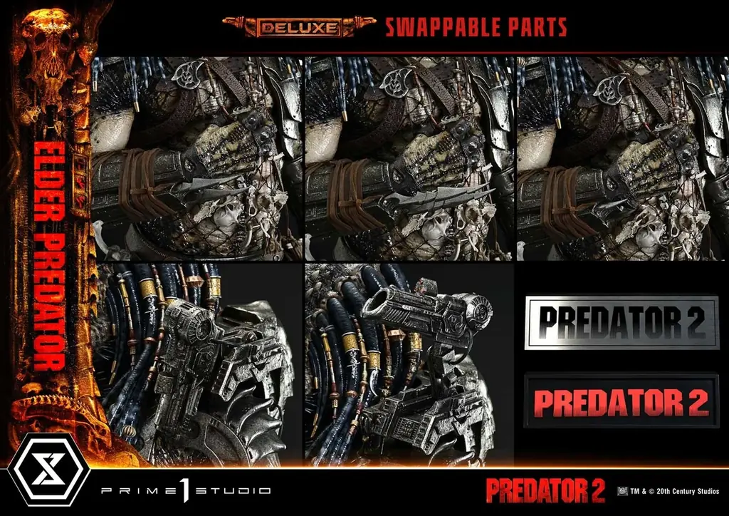 映画『プレデター2』から、「エルダープレデター」の1/3スケールスタチューが登場 画像 13