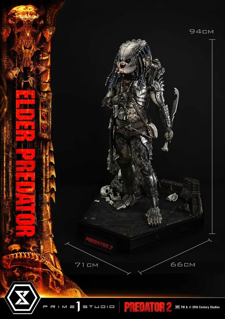 映画『プレデター2』から、「エルダープレデター」の1/3スケールスタチューが登場 画像 4