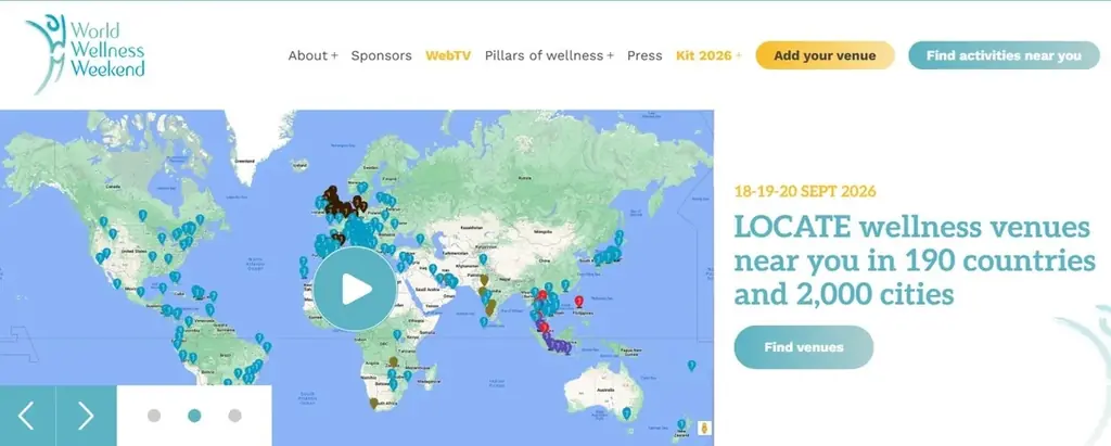 47都道府県で開催決定！ウェルネス国際イベント【World Wellness Weekend】、世界190ヶ国1万会場以上のジム、ホテル、スタジオ、スパ、サウナ、お寺などで、無料ウェルネス体験開催！ 画像 5