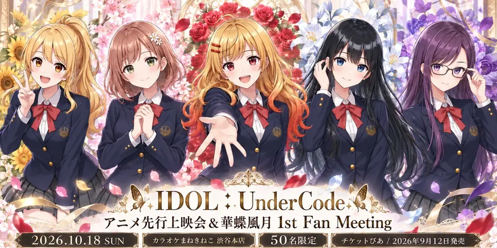華蝶風月 初ファンミ10月18日 渋谷で先行上映