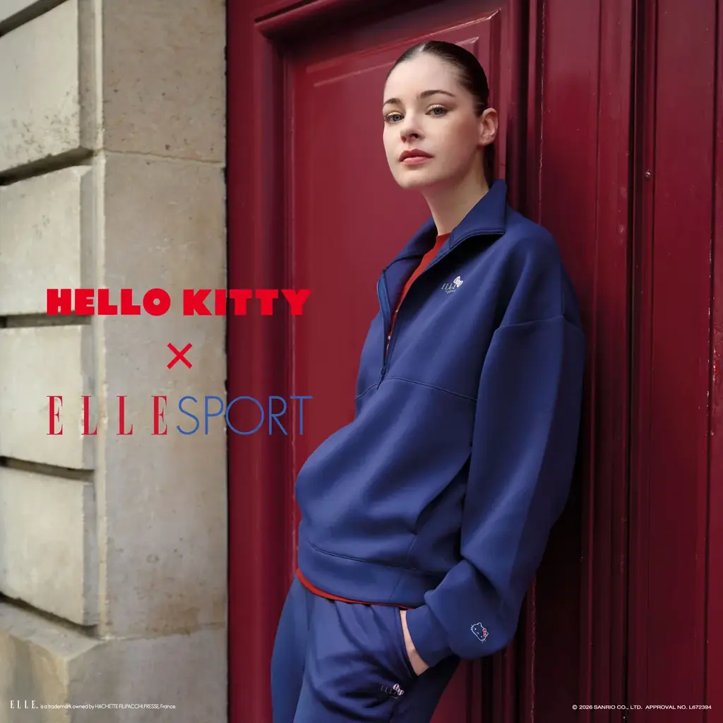 ハローキティ× ELLE SPORT コラボレーションアパレルが登場、 全国取扱店  にて順次販売中 画像 3