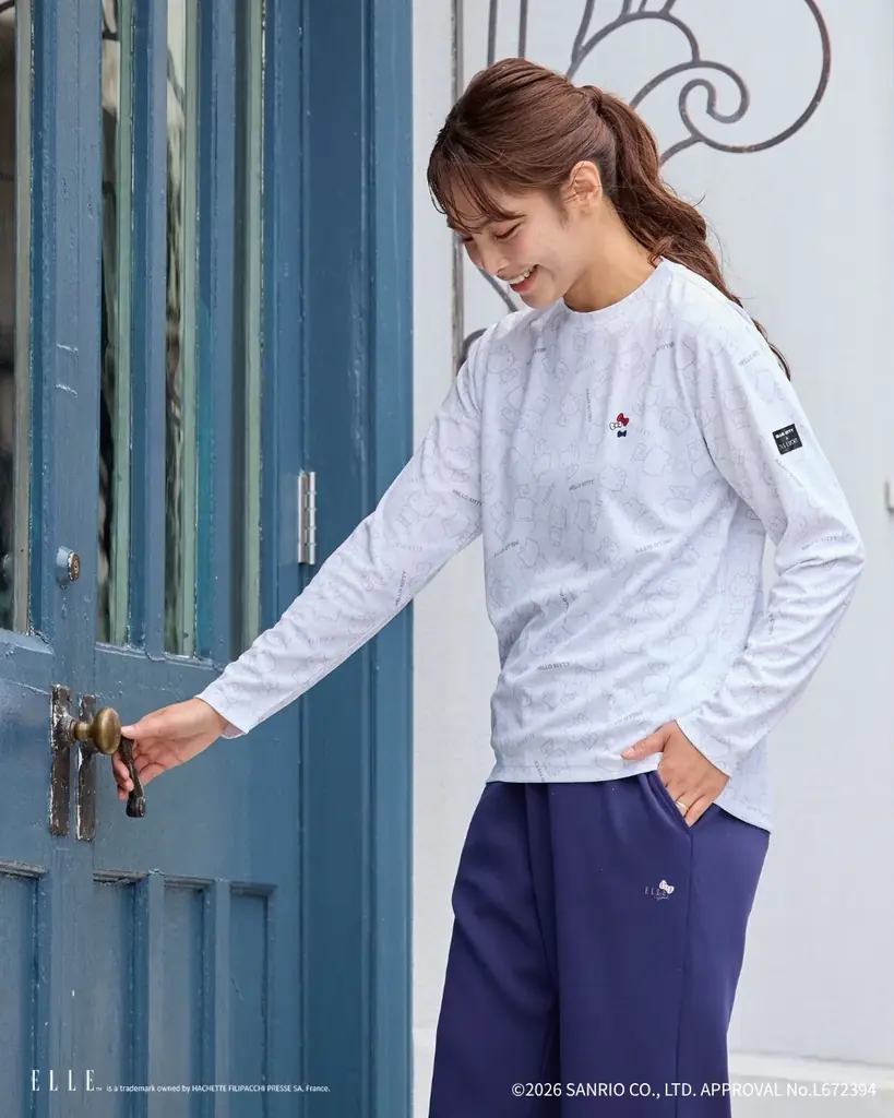 ハローキティ× ELLE SPORT コラボレーションアパレルが登場、 全国取扱店  にて順次販売中 画像 6