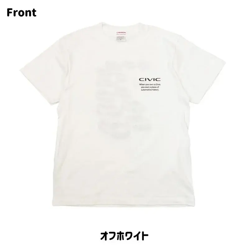 Honda シビックの歴代モデル「シビック ヒストリー」Tシャツ（新カラー）が「成田空港ターミナル2」で取り扱い決定！ 画像 8