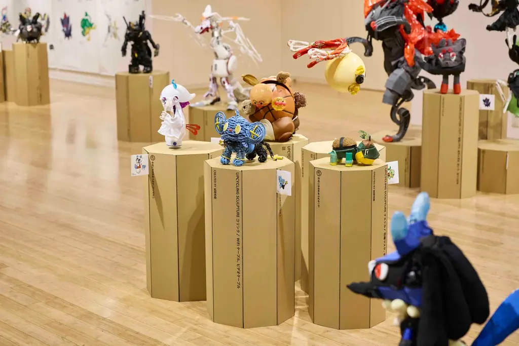 多摩美術大学の学生が身の周りのさまざまなモノから作りだしたポケモンたちを東京ミッドタウン八重洲に展示「ポケモンと考える アート・環境教育展 in 八重洲」 画像 6