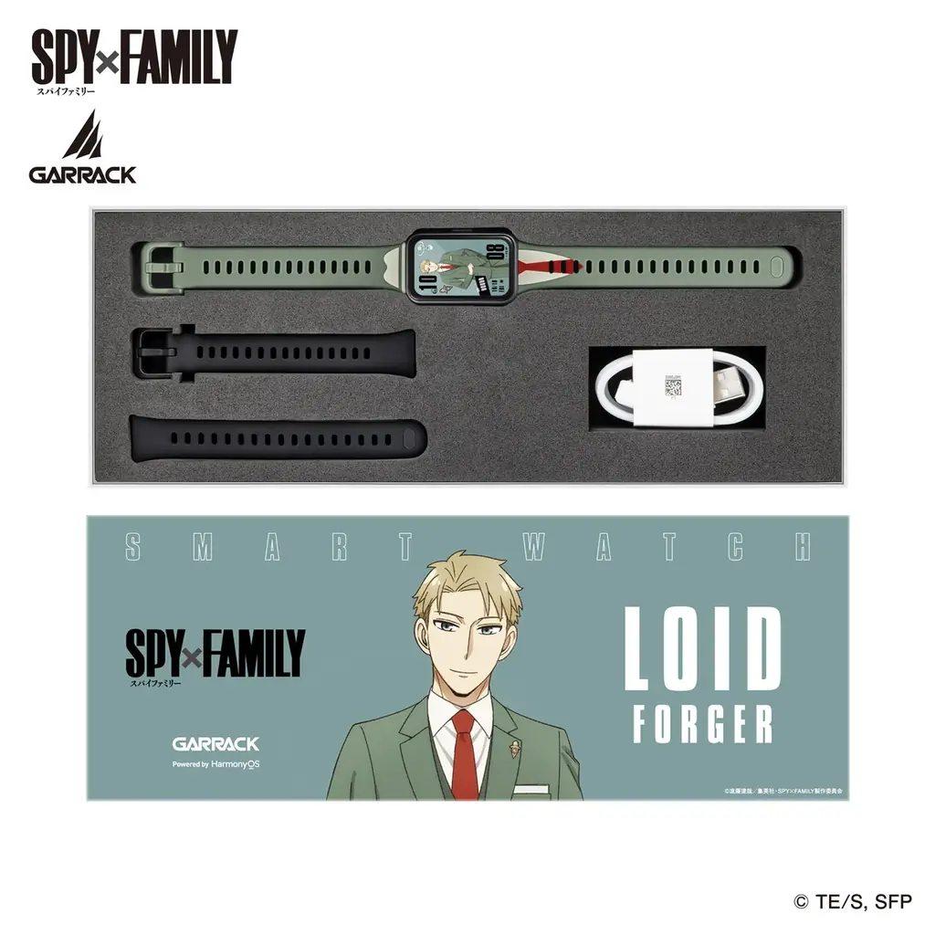 GARRACKからTVアニメ『SPY×FAMILY』のスマートウォッチが登場。ロイド、アーニャ、ヨル、ボンドをイメージした4モデルを、9月11日(金)に予約開始、9月30日(水)に一般発売します。 画像 16