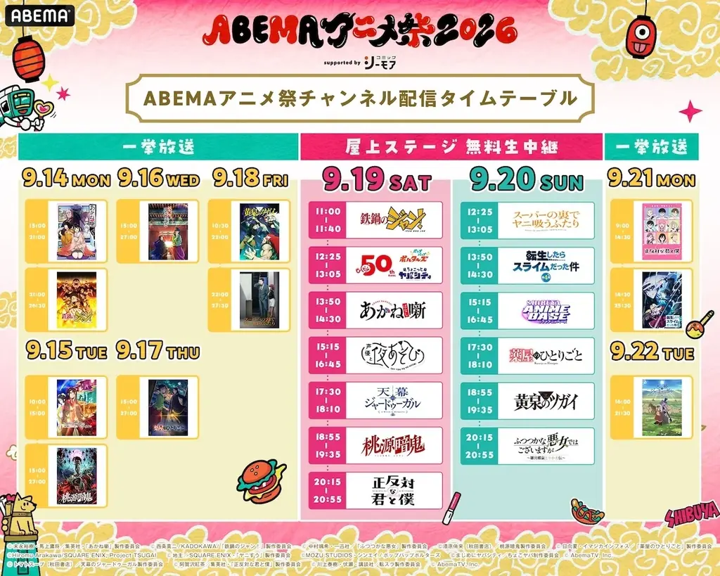 「ABEMAアニメ祭」にオリジナルフードや、『声優と夜あそび』『GOALOUS5』オリジナルグッズが登場！グッズ＆フードラインナップ、当日マップを公開！ 画像 10