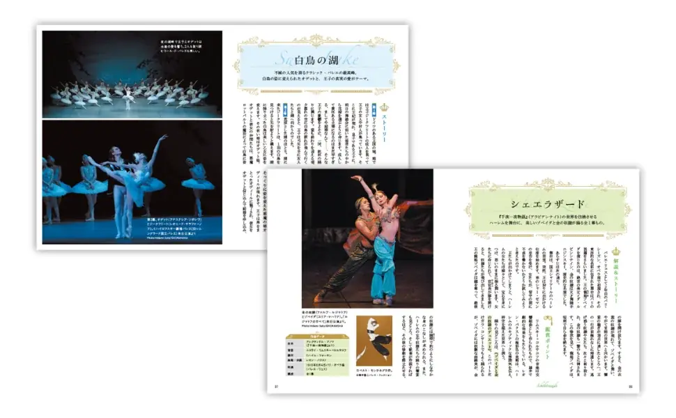 はじめて観るバレエをもっと楽しく、何度か観たバレエをより深く！ 名  作徹底ガイド『バレエStory30選　桜沢エリカと楽しむ名作の世界』9月16日発売 画像 3