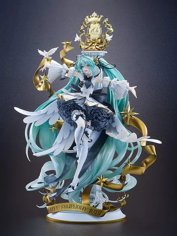 『キャラクター・ボーカル・シリーズ01 初音ミク』より、「初音ミクシンフォニー 10th Anniversary Ver.」のフィギュアが登場。あみあみにて予約受付中。 画像 12