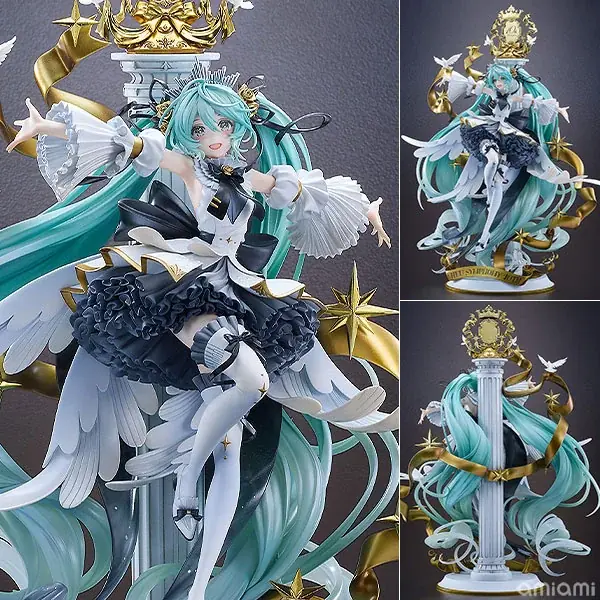 『キャラクター・ボーカル・シリーズ01 初音ミク』より、「初音ミクシンフォニー 10th Anniversary Ver.」のフィギュアが登場。あみあみにて予約受付中。 画像 2