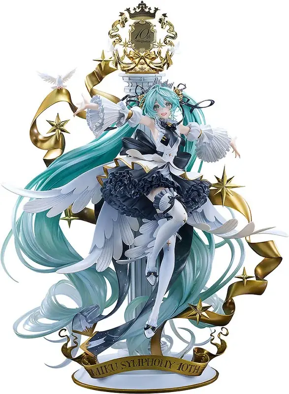 『キャラクター・ボーカル・シリーズ01 初音ミク』より、「初音ミクシンフォニー 10th Anniversary Ver.」のフィギュアが登場。あみあみにて予約受付中。 画像 3