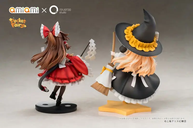 『東方Project』より、「博麗霊夢」「霧雨魔理沙」がキュートな幼少期姿のフィギュアで登場。あみあみにて予約受付中。 画像 8