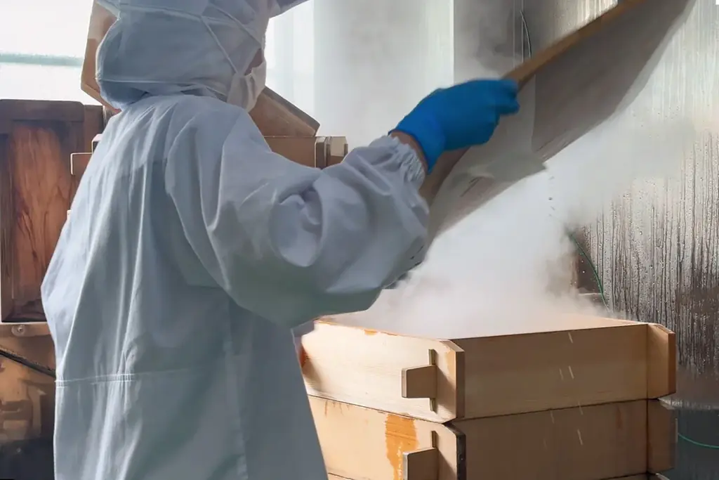 【秋彼岸限定】圧巻の栗ざんまい！13個もの大粒栗を使用し、蒸篭で蒸し上げる“本物“の  味わい「生栗むし羊羹」が今年も登場！ 画像 11