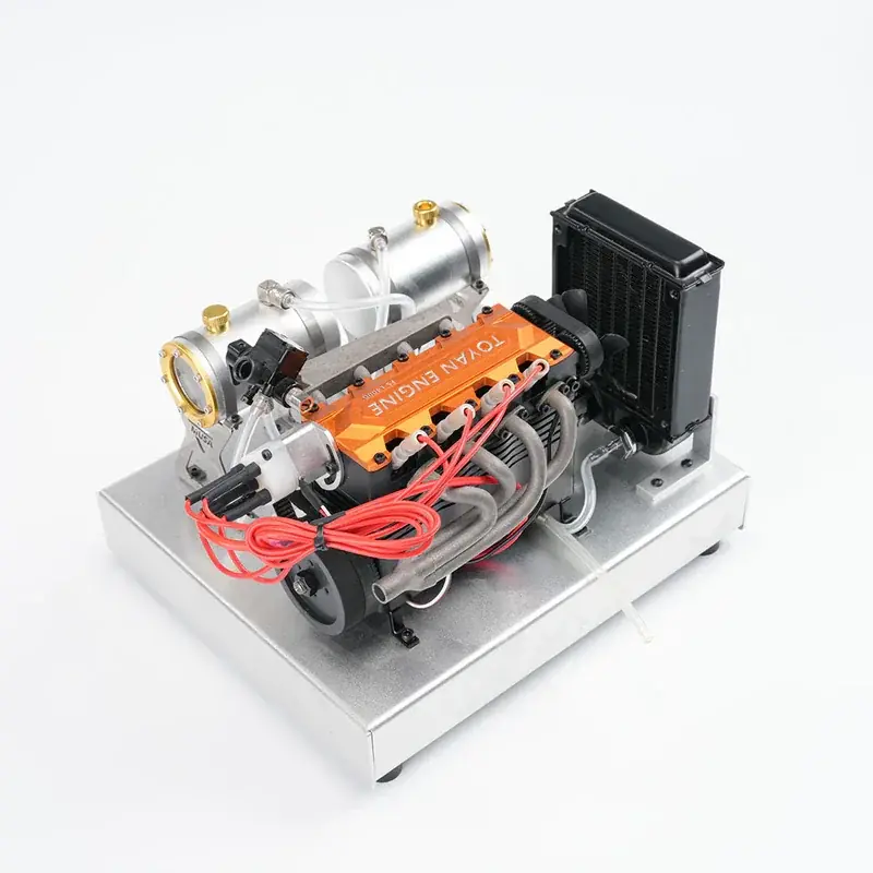 14cc直列4気筒を組み、始動し、調整する。BLDB、実動ガソリンエンジン「TOYAN FS-L400BGC」を発売 画像 5