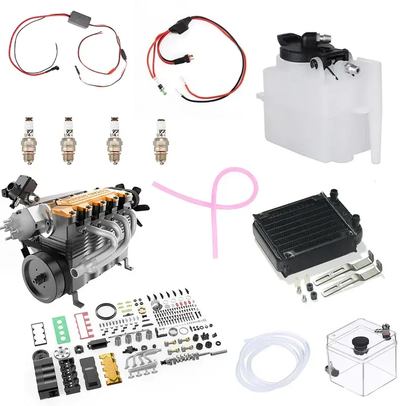 14cc直列4気筒を組み、始動し、調整する。BLDB、実動ガソリンエンジン「TOYAN FS-L400BGC」を発売 画像 6