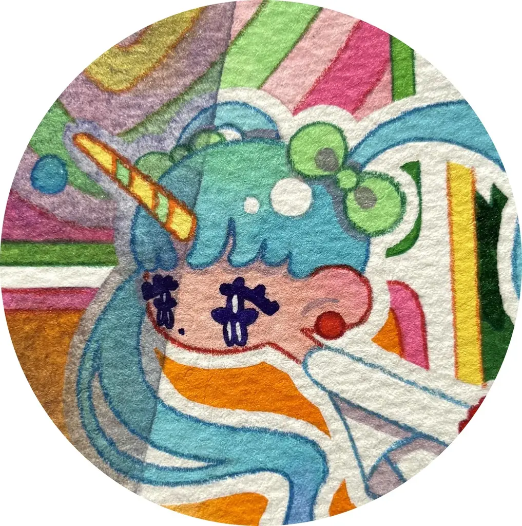 【阪神梅田本店】多彩な素材と技法で描かれるポップな少女たち。今注目の若手アーティスト「南 ナナナ」が初の個展を開催いたします 画像 2