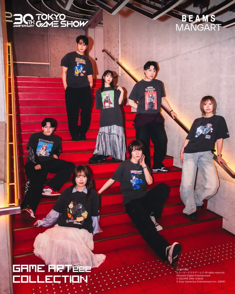 9月15日発売｜BEAMSのゲーム×アートTシャツコレクション