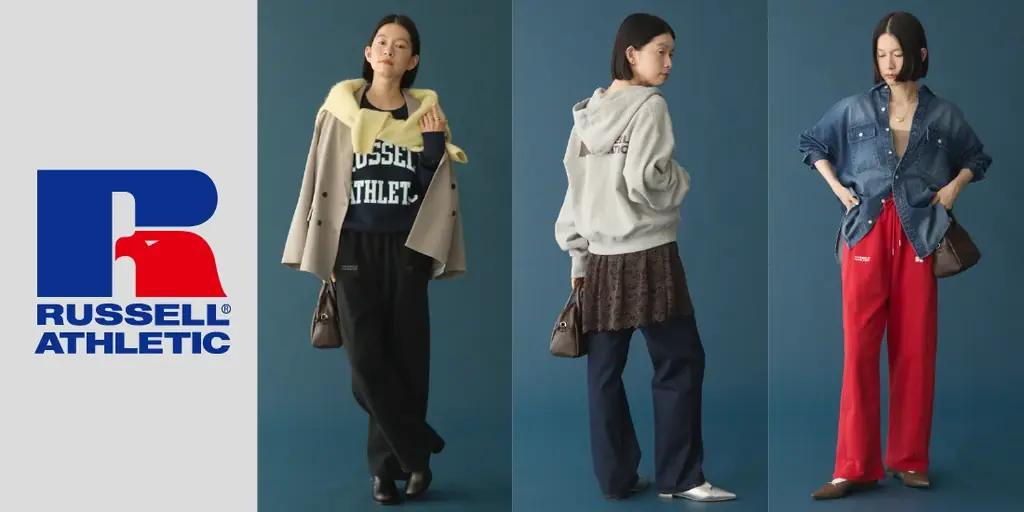 【AMERICAN HOLIC】「RUSSELL ATHLETIC」とのオリジナルアイテムが二度目の  登場！秋気分を高めるスポーツテイストの新作アイテムを発売 画像 1