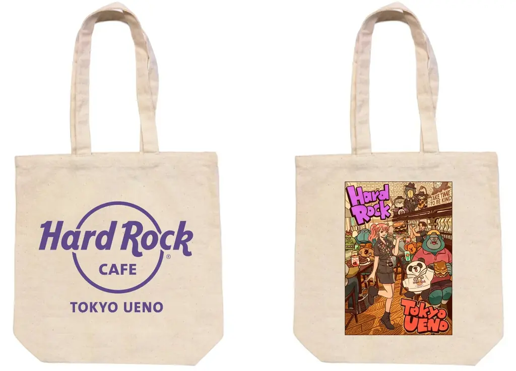 アメリカンレストラン「ハードロックカフェ」上野駅東京店 アニメの魅力を描くイラストレーター「タケウチリョースケ」氏と初コラボ 画像 3