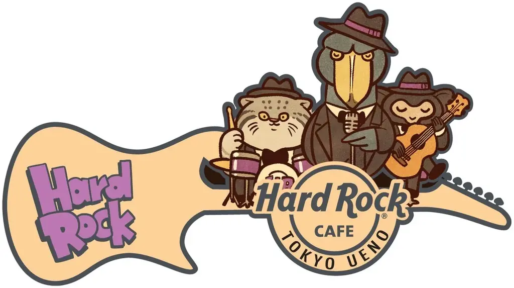 アメリカンレストラン「ハードロックカフェ」上野駅東京店 アニメの魅力を描くイラストレーター「タケウチリョースケ」氏と初コラボ 画像 5