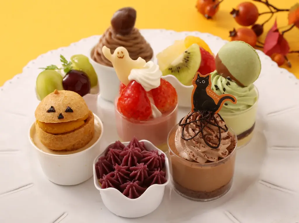 【アンテノール】ハロウィン限定スイーツ！可愛いおばけやいたずらネコと楽しい 秋のティータイムを。 画像 4