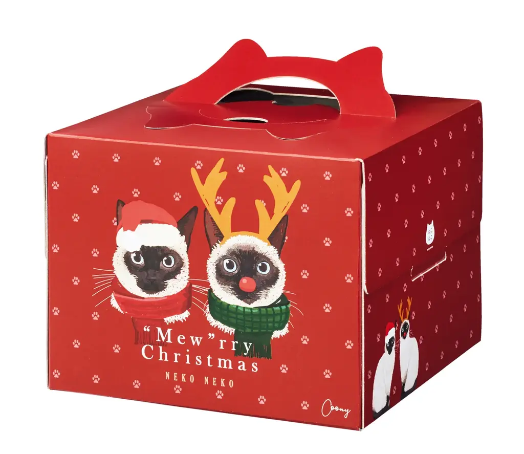 【ファミリーマート限定】「ねこねこ」からオリジナルトートバッグ＆限定ボックス付きのクリスマスケーキ！なめらかでコクのある味わいを楽しめる『にゃんともおいしいベイクドチーズタルト』が新登場！ 画像 4