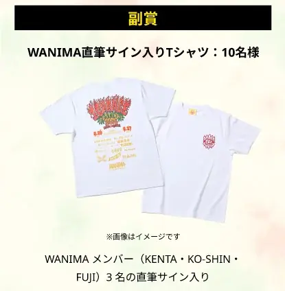 WANIMA主催、野外音楽フェス「1CHANCE FESTIVAL 2026」に特別協賛 （ＦＣＥ） 画像 3