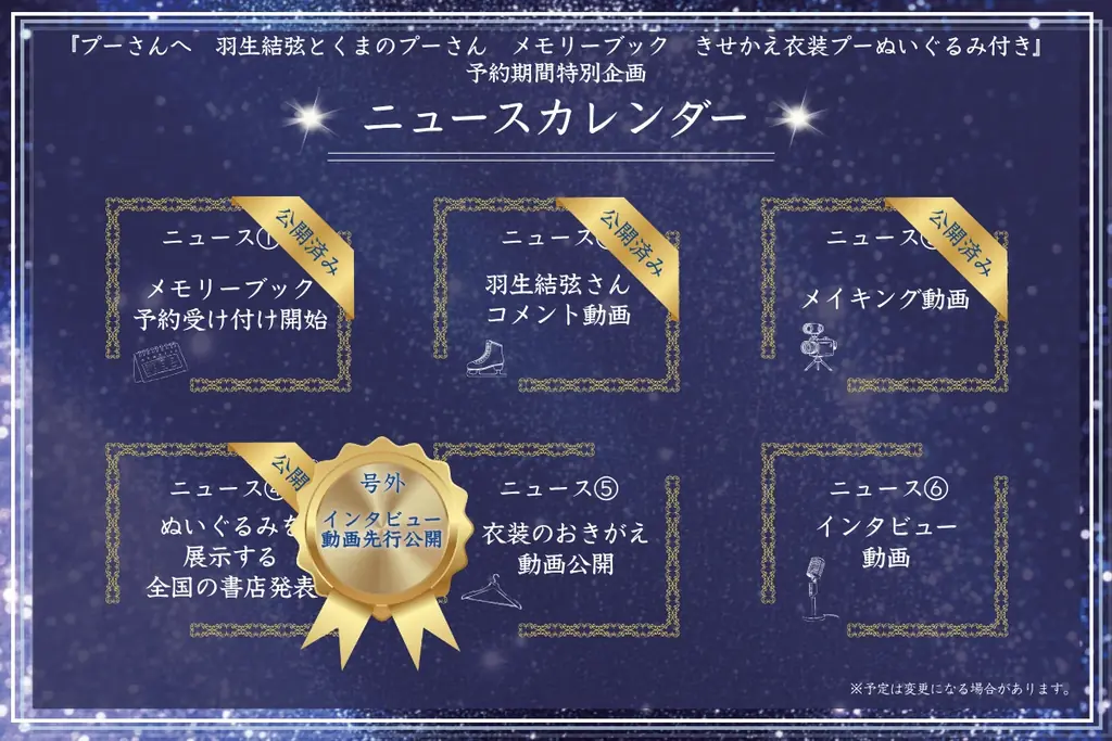 【羽生結弦とくまのプーさん】楽天ブックス１位(*)獲得！　好評につきインタビュー動画を公開 画像 7