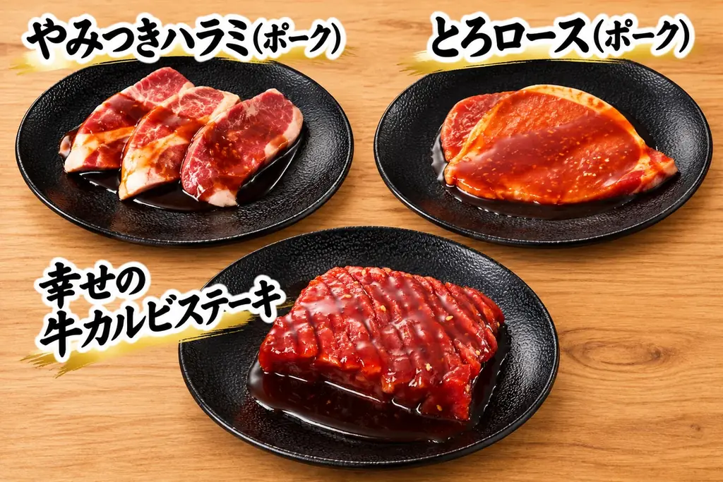 9/17(木)じゅうじゅうカルビがグランドメニューをリニューアル！霜降りカルビ・特撰プレミアムロースなど新しいお肉が登場、35品目以上が食べ放題の「ランチ食べ放題コース」もスタート！ 画像 2