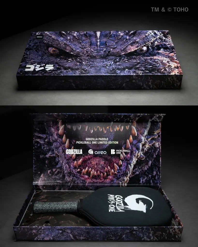 ピックルボールワンより「ゴジラ」のパドルラケットが登場「GODZILLA CYCLONE」を2026年10月3日（土）より一般販売 画像 3