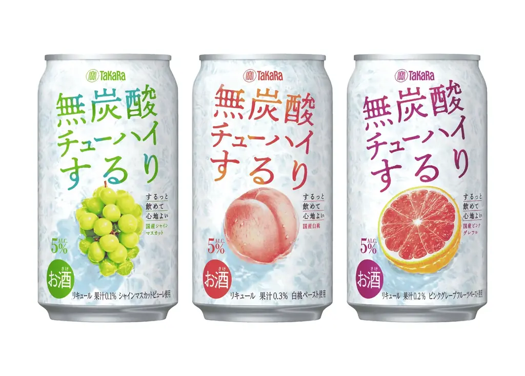 【宝酒造】タカラ無炭酸チューハイ「するり」10月13日(火)より全ルートで販売開始！新フレーバー〈国産ピンクグレフル〉も新登場！渋谷にて9月22日(火)〜26日(土)に商品無料配布イベントを開催！ 画像 4
