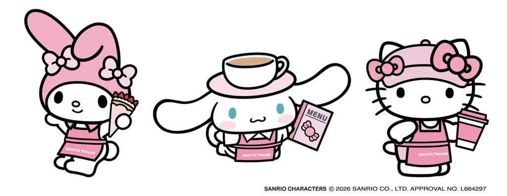 10月29日オープン　sanrio house 名古屋PARCO店に初カフェ併設