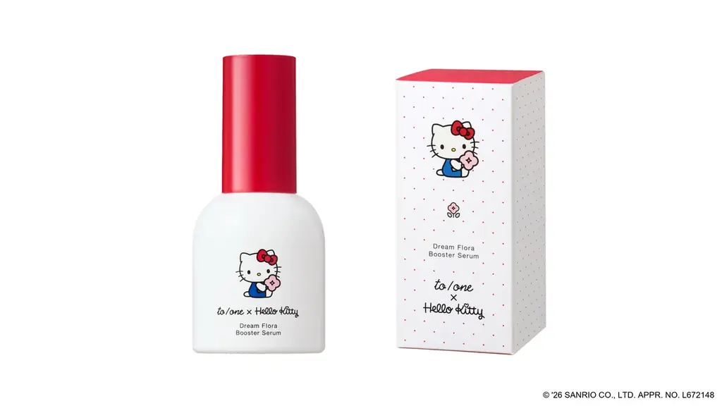 【to/one(トーン) × Hello Kitty】初コラボレーションが実現！“花に水をあげるように”肌と心を育む、限定スキンケアコレクションが登場〈2026年10月23日(金)〉 画像 3