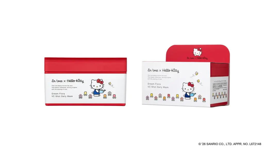 【to/one(トーン) × Hello Kitty】初コラボレーションが実現！“花に水をあげるように”肌と心を育む、限定スキンケアコレクションが登場〈2026年10月23日(金)〉 画像 5