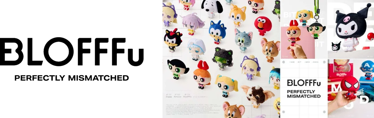 10月16日発売　ぬいぐるみ×成型の新トイBLOFFFu