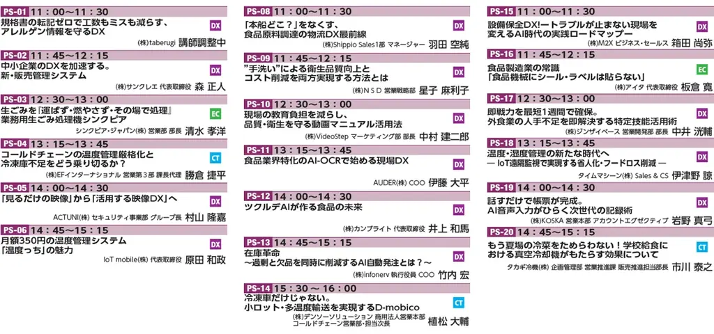 【FOOD展2026】食産業の未来を繋ぐ3つの特別横断企画を開催。「FOOD-DX」「FOOD-COLDTECH」「FOOD-ECOX」で最新ソリューションが一堂に集結！ 画像 9