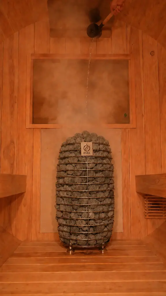75kgのサウナストーンを積載、37万円から。「ENRA SAUNA STOVE」を発売 画像 4