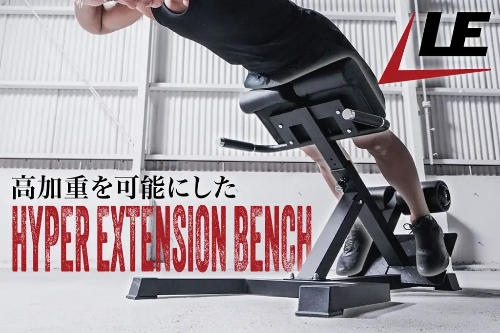 自宅で加重トレ可能に—LEADING EDGE新背筋ベンチ