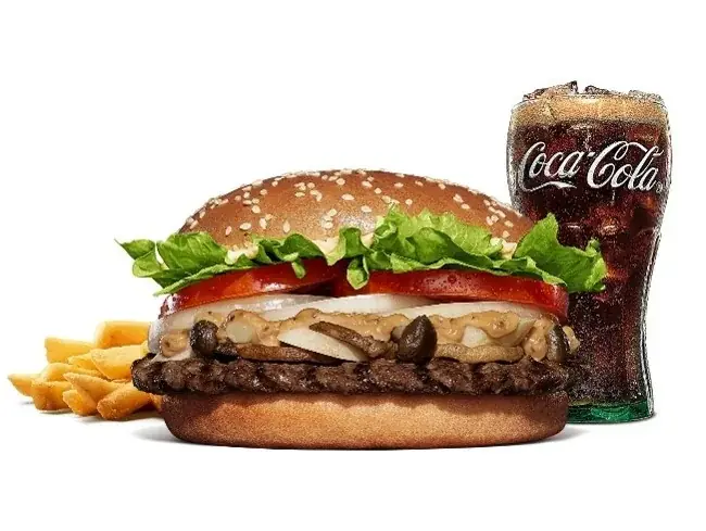 バーガーキング® から秋の風物詩バーガー「マッシュルームワッパー® 」が今年も復活発売！贅沢な4種のきのこと直火焼きのビーフにクリーミーな「プレミアムペッパーマヨソース」を使用した秋の定番を楽しもう！ 画像 6