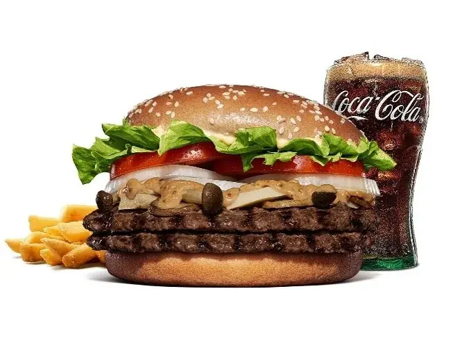バーガーキング® から秋の風物詩バーガー「マッシュルームワッパー® 」が今年も復活発売！贅沢な4種のきのこと直火焼きのビーフにクリーミーな「プレミアムペッパーマヨソース」を使用した秋の定番を楽しもう！ 画像 7